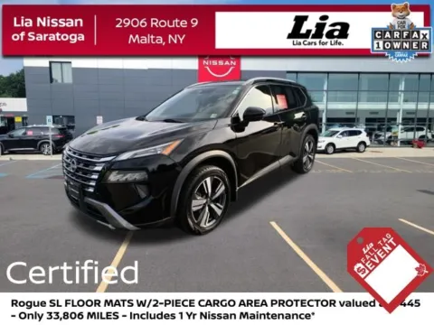 Black 2024 Nissan Rogue SL for sale in Malta, NY