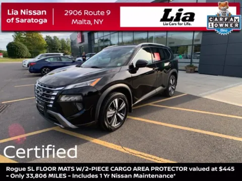 Black 2024 Nissan Rogue SL for sale in Malta, NY