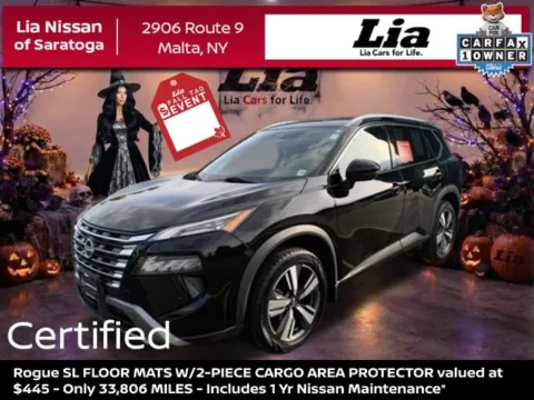 Black 2024 Nissan Rogue SL for sale in Malta, NY