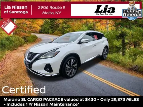 White 2023 Nissan Murano SL for sale in Malta, NY