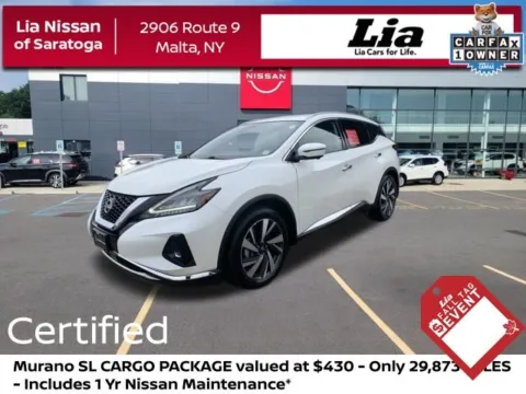 White 2023 Nissan Murano SL for sale in Malta, NY