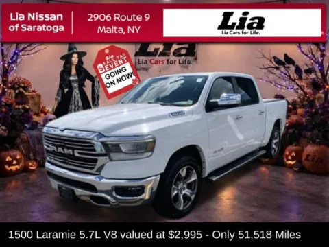 White 2022 Ram 1500 Laramie for sale in Malta, NY