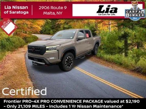 Beige 2023 Nissan Frontier PRO-4X for sale in Malta, NY