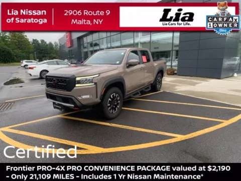 Beige 2023 Nissan Frontier PRO-4X for sale in Malta, NY
