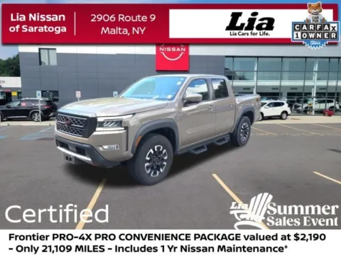 Beige 2023 Nissan Frontier PRO-4X for sale in Malta, NY