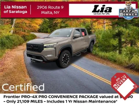 Beige 2023 Nissan Frontier PRO-4X for sale in Malta, NY