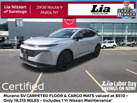 Silver 2025 Nissan Murano SV for sale in Malta, NY