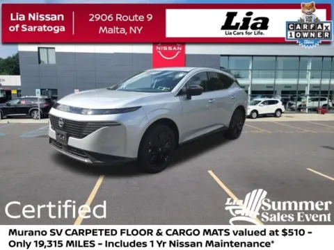 Silver 2025 Nissan Murano SV for sale in Malta, NY