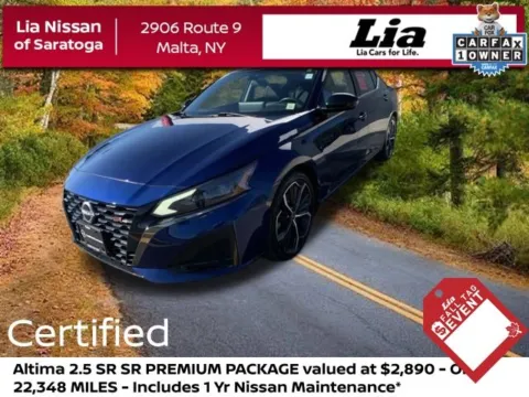 Blue 2024 Nissan Altima 2.5 SR for sale in Malta, NY