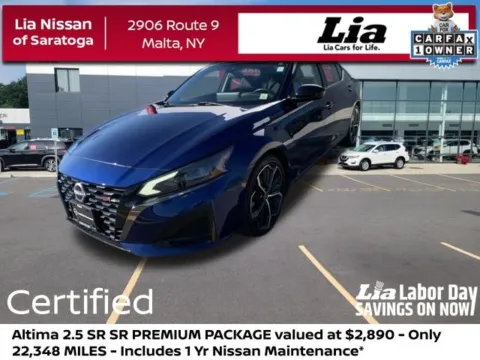 Blue 2024 Nissan Altima 2.5 SR for sale in Malta, NY