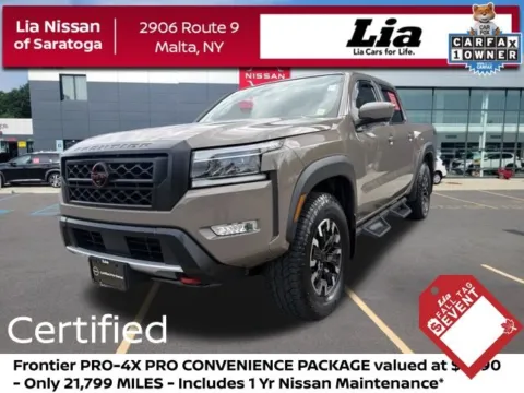Beige 2023 Nissan Frontier PRO-4X for sale in Malta, NY