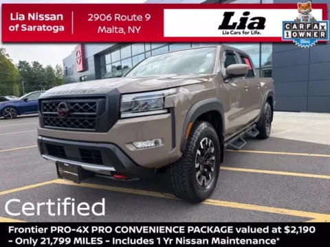 Beige 2023 Nissan Frontier PRO-4X for sale in Malta, NY