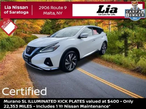 White 2024 Nissan Murano SL for sale in Malta, NY
