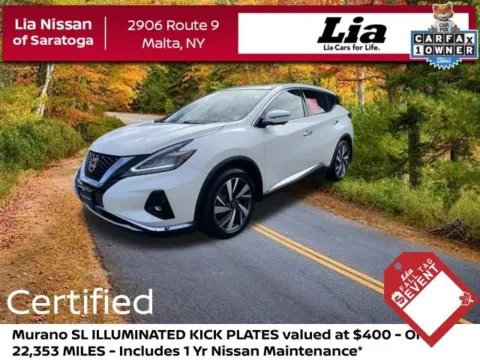 White 2024 Nissan Murano SL for sale in Malta, NY