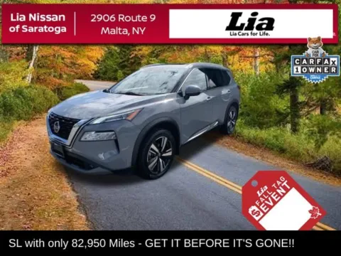 Gray 2021 Nissan Rogue SL for sale in Malta, NY