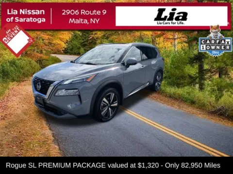 Gray 2021 Nissan Rogue SL for sale in Malta, NY