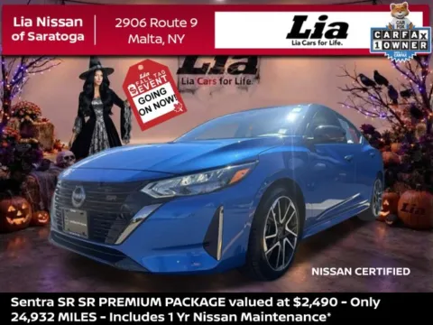 Blue 2024 Nissan Sentra SR for sale in Malta, NY