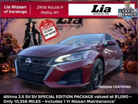 Red 2025 Nissan Altima 2.5 SV for sale in Malta, NY