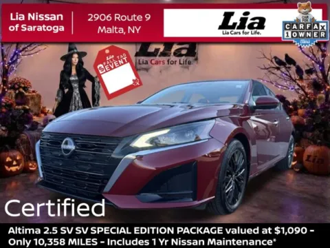 Red 2025 Nissan Altima 2.5 SV for sale in Malta, NY