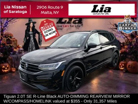 Black 2023 Volkswagen Tiguan 2.0T SE R-Line Black for sale in Malta, NY