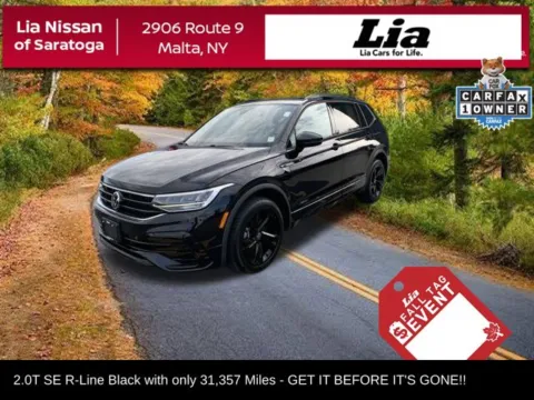 Black 2023 Volkswagen Tiguan 2.0T SE R-Line Black for sale in Malta, NY