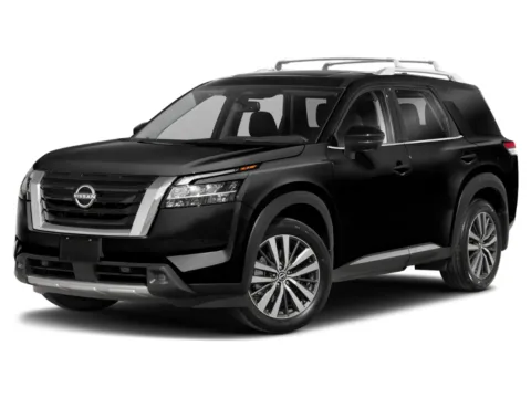 Blue 2023 Nissan Pathfinder Platinum for sale in Malta, NY