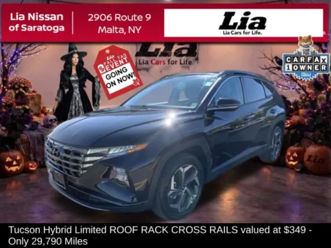 Black 2024 Hyundai Tucson Hybrid Limited for sale in Malta, NY