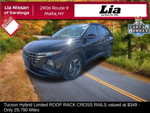 Black 2024 Hyundai Tucson Hybrid Limited for sale in Malta, NY