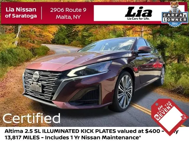 Red 2024 Nissan Altima 2.5 SL for sale in Malta, NY