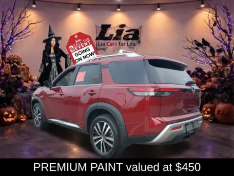 Another view of 2025 Nissan Pathfinder Platinum for sale in Malta, NY at Lia Nissan of Saratoga