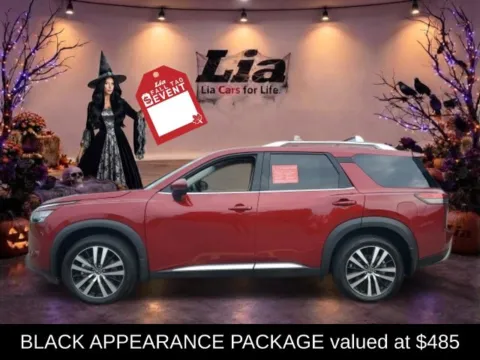 Photos of 2025 Nissan Pathfinder Platinum for sale in Malta, NY at Lia Nissan of Saratoga