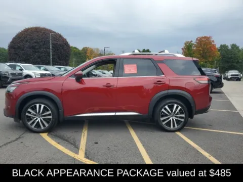 Photos of 2025 Nissan Pathfinder Platinum for sale in Malta, NY at Lia Nissan of Saratoga