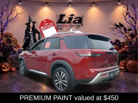 Another view of 2025 Nissan Pathfinder Platinum for sale in Malta, NY at Lia Nissan of Saratoga