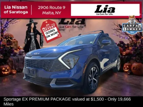 Blue 2025 Kia Sportage EX for sale in Malta, NY