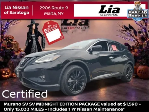Black 2024 Nissan Murano SV for sale in Malta, NY