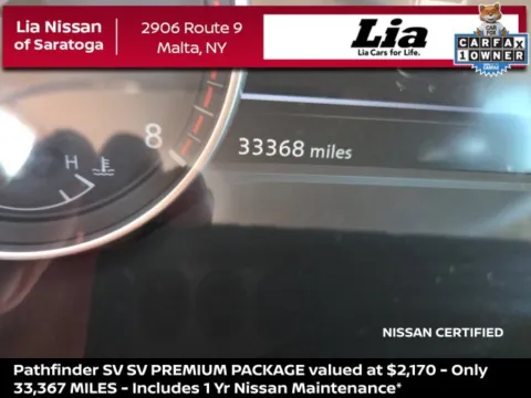 Red 2024 Nissan Pathfinder SV for sale in Malta, NY