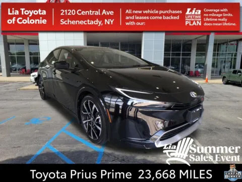 Black 2023 Toyota Prius Prime XSE for sale in Schenectady, NY