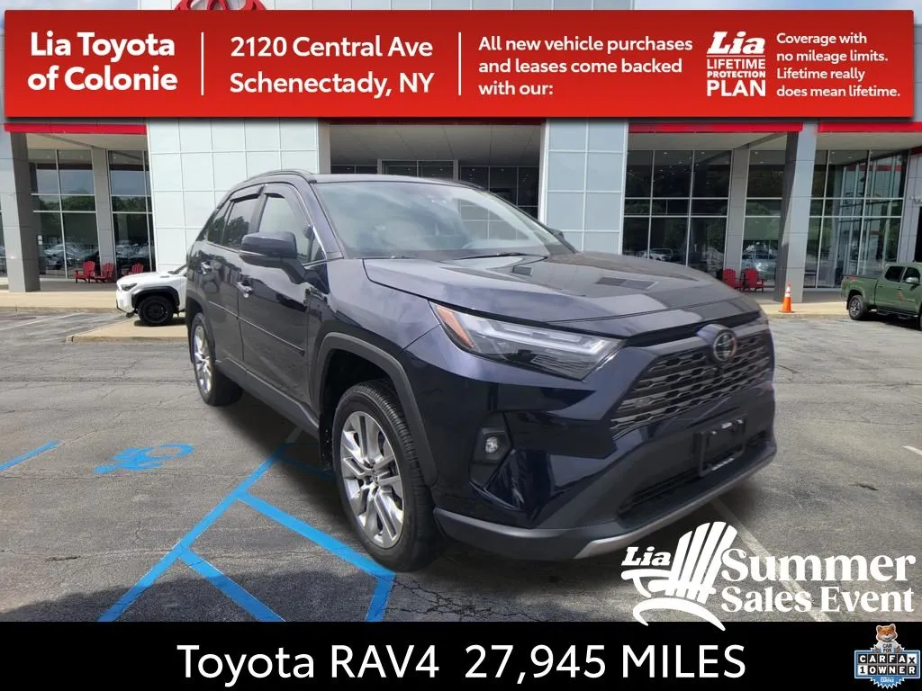 Blue 2024 Toyota RAV4 Limited for sale in Schenectady, NY
