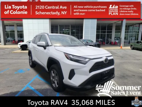 White 2025 Toyota RAV4 XLE for sale in Schenectady, NY