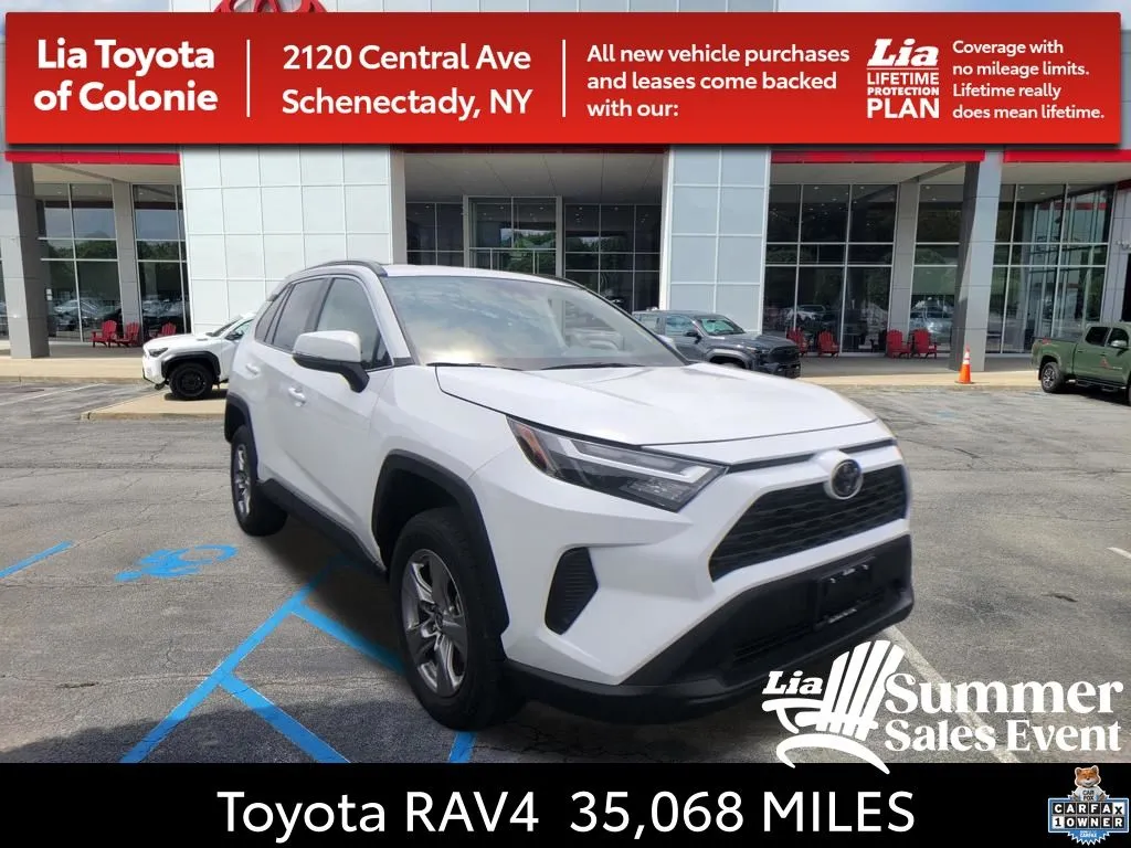 White 2025 Toyota RAV4 XLE for sale in Schenectady, NY