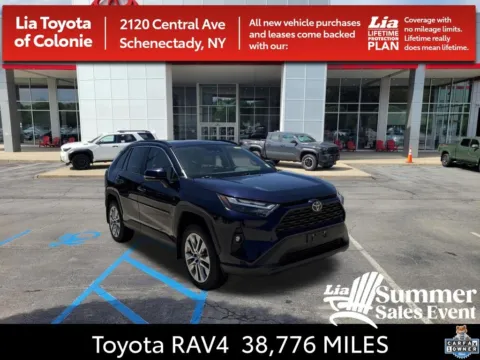 Blue 2023 Toyota RAV4 XLE Premium for sale in Schenectady, NY