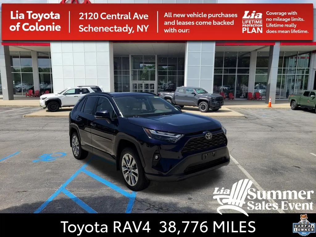 Blue 2023 Toyota RAV4 XLE Premium for sale in Schenectady, NY