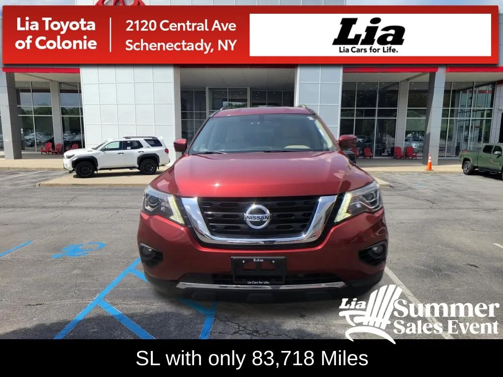 Red 2017 Nissan Pathfinder SL for sale in Schenectady, NY