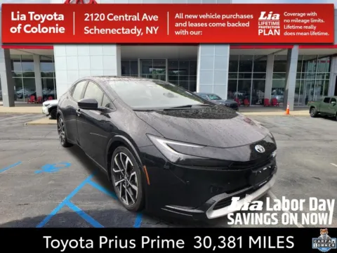 Black 2023 Toyota Prius Prime XSE for sale in Schenectady, NY