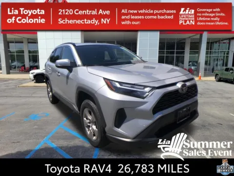 Silver 2025 Toyota RAV4 XLE for sale in Schenectady, NY