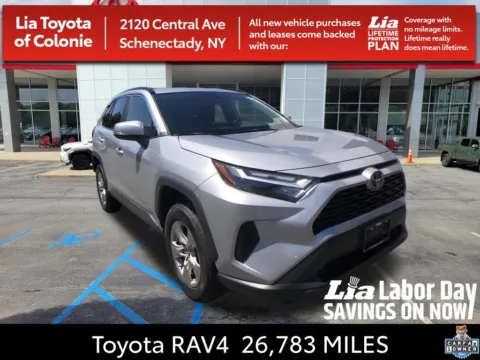 Silver 2025 Toyota RAV4 XLE for sale in Schenectady, NY