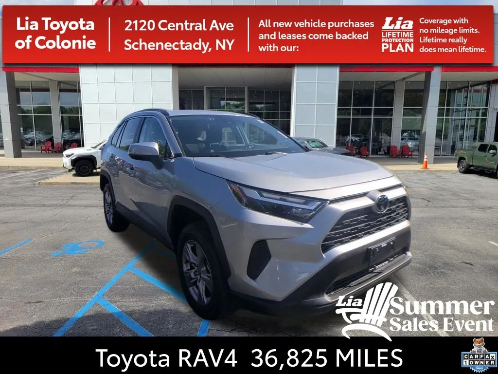 Silver 2025 Toyota RAV4 XLE for sale in Schenectady, NY