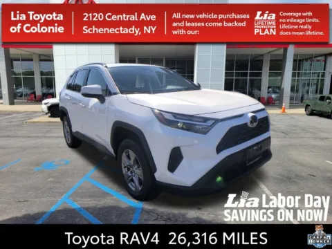 White 2025 Toyota RAV4 XLE for sale in Schenectady, NY