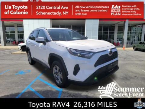 White 2025 Toyota RAV4 XLE for sale in Schenectady, NY