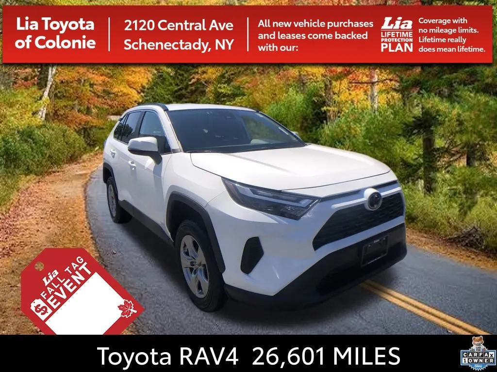 White 2025 Toyota RAV4 XLE for sale in Schenectady, NY